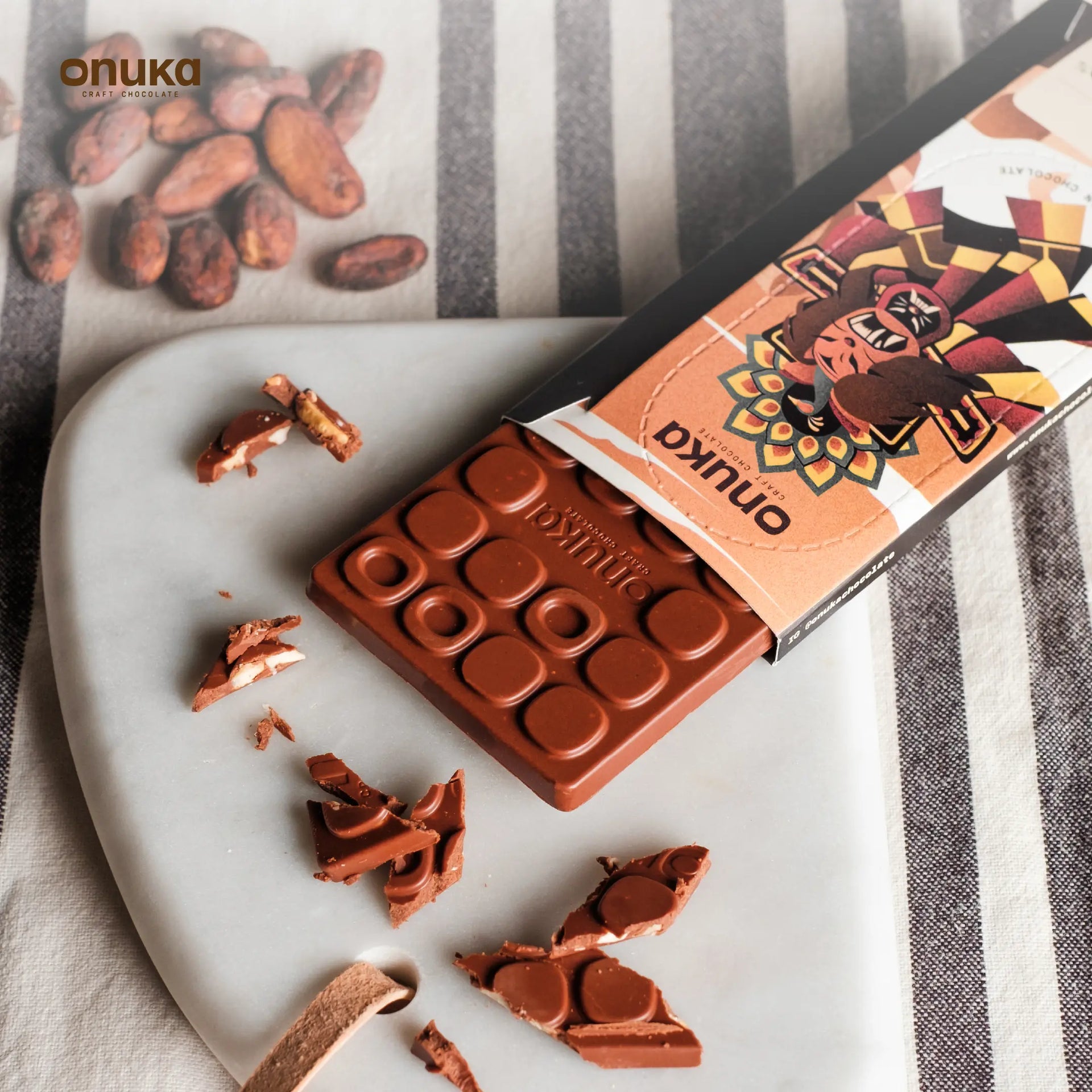 Cashew & Sea Salt, 60% Milk Chocolate