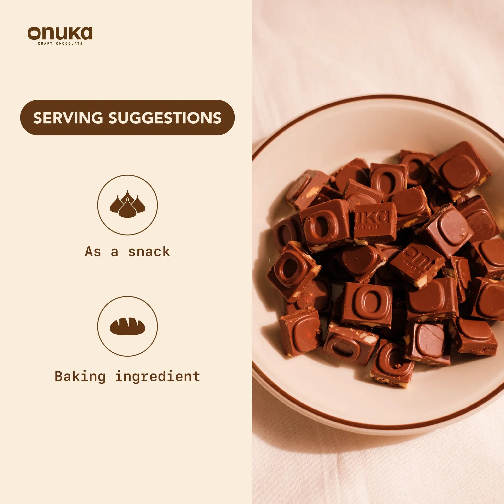 Cashew & Sea Salt, 60% Milk Chocolate